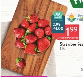 Fresh Thyme Strawberries offer