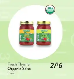 Fresh Thyme Fresh Thyme Organic Salsa offer