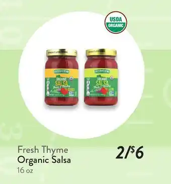 Fresh Thyme Fresh Thyme Organic Salsa offer