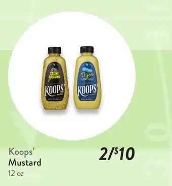 Fresh Thyme Koops' Mustard offer