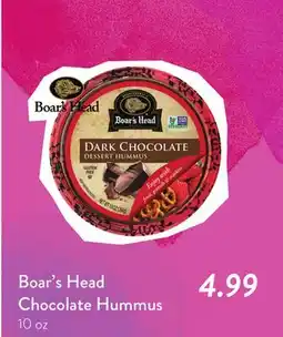 Fresh Thyme Boar's Head Chocolate Hummus offer