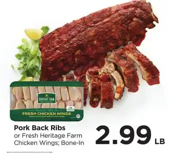 Food 4 Less Pork Back Ribs offer