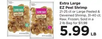 Food 4 Less Extra Large EZ Peel Shrimp offer