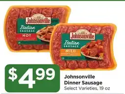 Food 4 Less Johnsonville Dinner Sausage offer