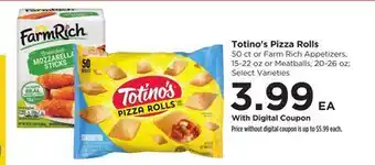 Food 4 Less Totino's Pizza Rolls offer