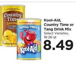 Food 4 Less Kool-Aid, Country Time or Tang Drink Mix offer