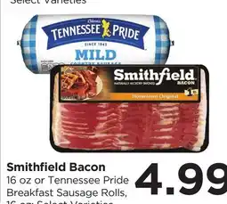 Food 4 Less Smithfield Bacon offer