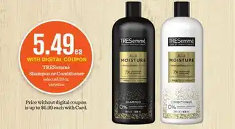 Mariano's TRESemmé Shampoo or Conditioner offer