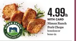 Mariano's Niman Ranch Pork Chops offer