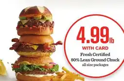 Mariano's Fresh Certified 80% Lean Ground Chuck offer