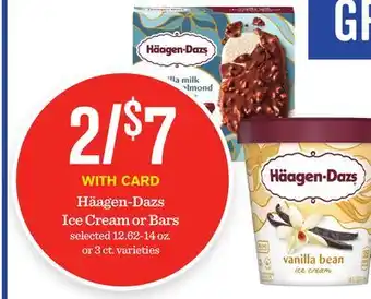 Mariano's Häagen-Dazs Ice Cream or Bars offer