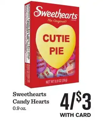 Mariano's Sweethearts Candy Hearts offer