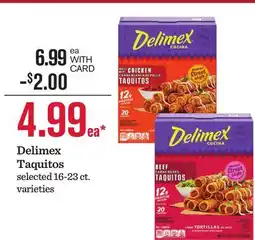 Mariano's Delimex Taquitos offer