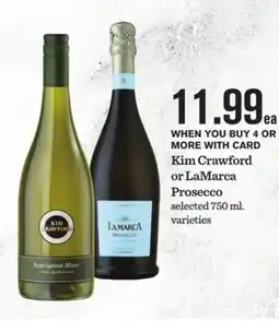 Mariano's Kim Crawford or LaMarca Prosecco offer