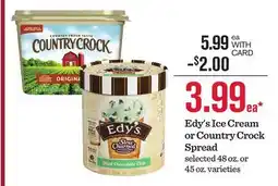 Mariano's Edy's Ice Cream or Country Crock Spread offer