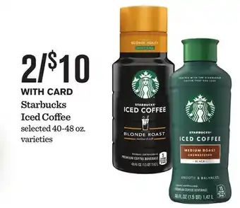 Mariano's Starbucks Iced Coffee offer