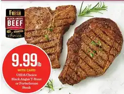 Mariano's USDA Choice Black Angus T-Bone or Porterhouse Steak offer