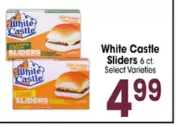 Jewel-Osco White Castle Sliders offer