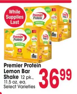 Jewel-Osco Premier Protein Lemon Bar Lemon Shake offer