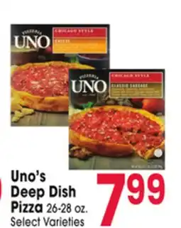 Jewel-Osco Uno's Deep Dish Pizza offer