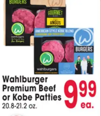 Jewel-Osco Wahlburger Premium Beef or Kobe Patties offer