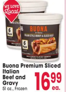 Jewel-Osco Buona Premium Sliced Italian Beef and Gravy offer