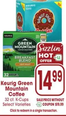 Jewel-Osco Keurig Green Mountain Coffee offer