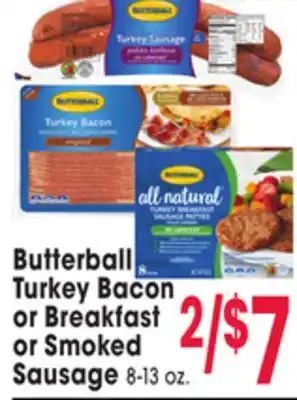 Jewel-Osco Butterball Turkey Bacon or Breakfast or Smoked Sausage offer