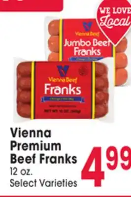 Jewel-Osco Vienna Premium Beef Franks offer