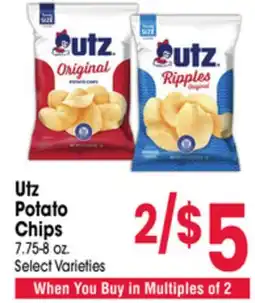 Jewel-Osco Utz Potato Chips offer