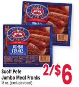 Jewel-Osco Scott Pete Jumbo Meat Franks offer