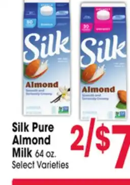 Jewel-Osco Silk Pure Almond Milk offer