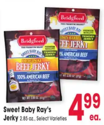 Jewel-Osco Sweet Baby Ray's Jerky offer