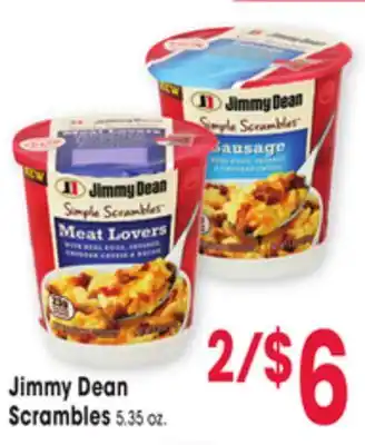 Jewel-Osco Jimmy Dean Scrambles offer