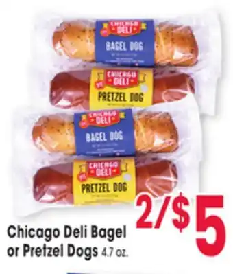 Jewel-Osco Chicago Deli Bagel or Pretzel Dogs offer