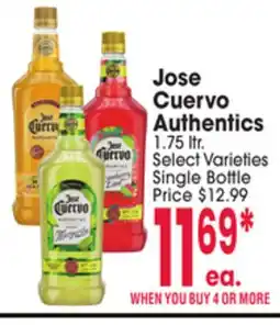 Jewel-Osco Jose Cuervo Authentics offer