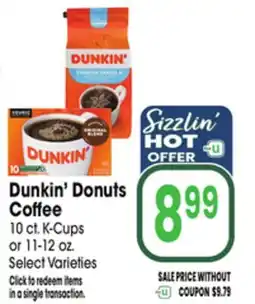 Jewel-Osco Dunkin' Donuts Coffee offer