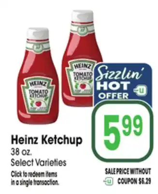 Jewel-Osco Heinz Ketchup offer
