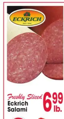 Jewel-Osco Eckrich Salami offer