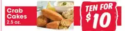 Jewel-Osco Crab Cakes offer