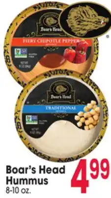 Jewel-Osco Boar's Head Hummus offer