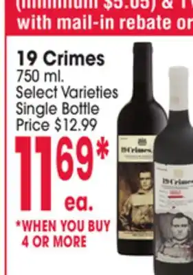 Jewel-Osco 19 Crimes offer