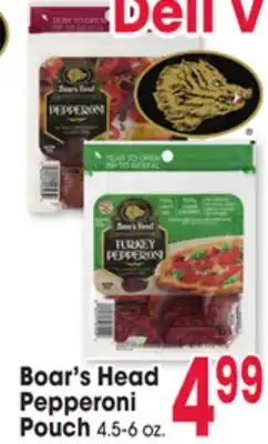 Jewel-Osco Boar's Head Pepperoni Pouch offer