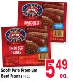 Jewel-Osco Scott Pete Premium Beef Franks offer