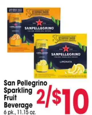 Jewel-Osco San Pellegrino Sparkling Fruit Beverage offer