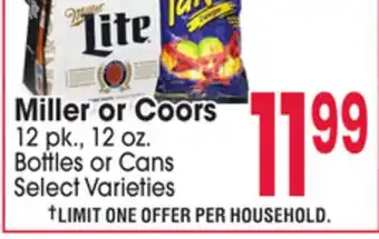 Jewel-Osco Miller or Coors offer