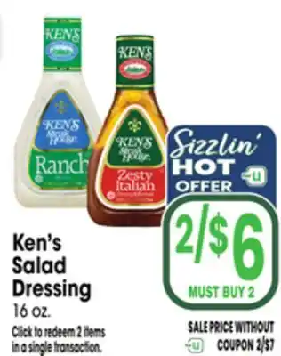 Jewel-Osco Ken's Salad Dressing offer