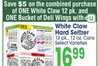 Jewel-Osco White Claw Hard Seltzer offer