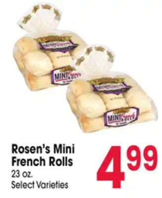 Jewel-Osco Rosen's Mini French Rolls offer