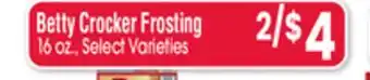 Jewel-Osco Betty Crocker Frosting offer